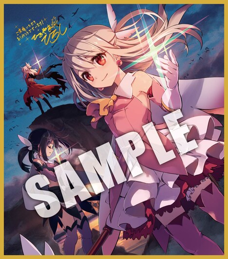 第1週目入場者特典のひろやまひろし描き下ろしイラストミニ色紙。