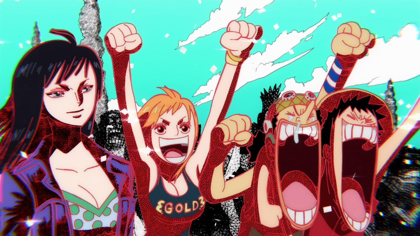 「WE ARE ONE.」アニメパートより。 (c)尾田栄一郎/集英社・フジテレビ・東映アニメーション