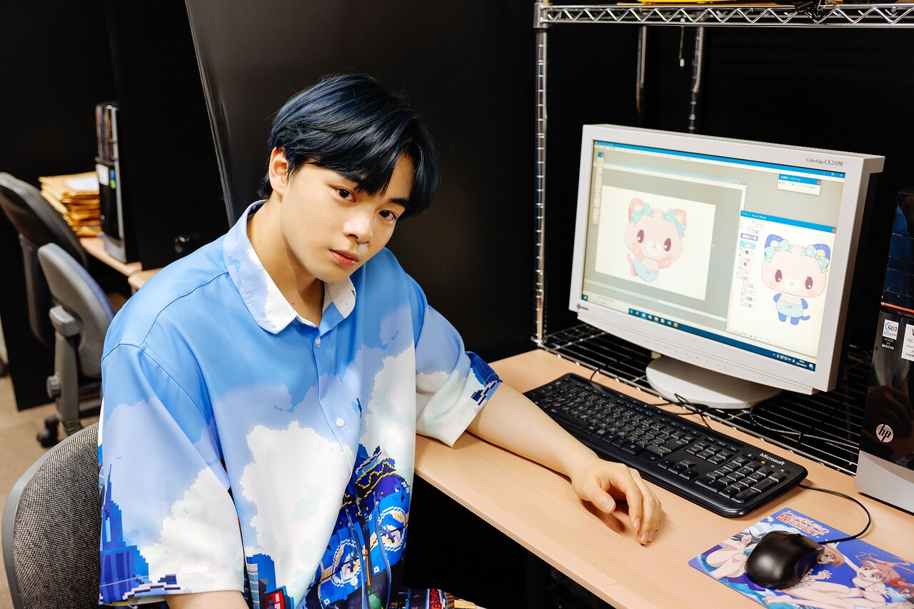 お疲れモードの鶴房汐恩。