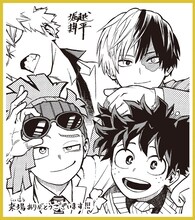 第2弾入場者プレゼントとして用意された堀越耕平描き下ろしの「複製ミニ色紙」。