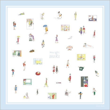 「『るきさん』ハンカチーフ」