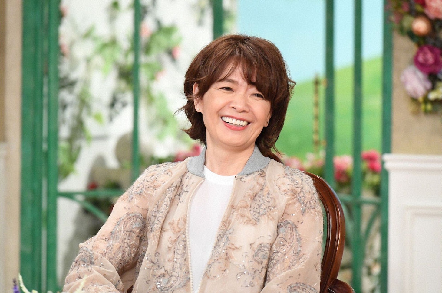 ヤマザキマリ出演回の「徹子の部屋」より。 (c)テレビ朝日