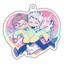 ダヨオによる特典アクリルキーホルダーのサンプル。