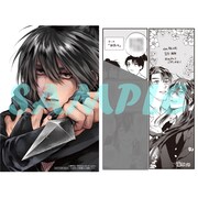 藤原旭による特典イラストカードのサンプル。