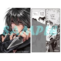 藤原旭による特典イラストカードのサンプル。