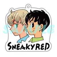 たなとによる特典アクリルキーホルダーのサンプル。