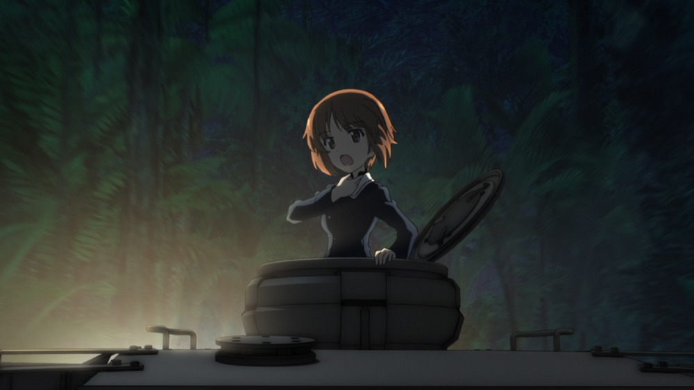 アニメ「ガールズ＆パンツァー 最終章」第3話の場面カット。