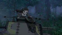 アニメ「ガールズ＆パンツァー 最終章」第3話の場面カット。