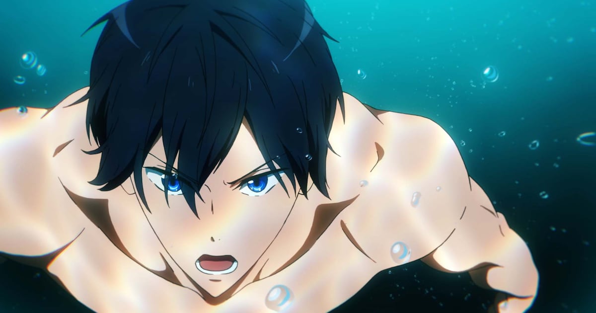 劇場版 Free!FS」前編予告で遙・凛・郁弥が思いを語る、後輩たちの姿や 
