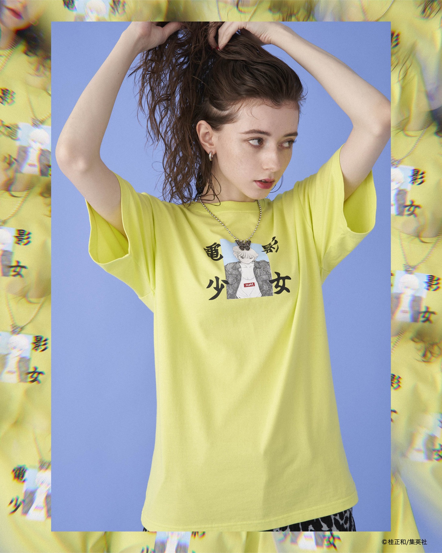 「X-girl × KATSURA MASAKAZU DENEI SHOJYO S/S TEE」