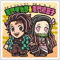 「鬼滅の刃マンチョコ2」のシール。