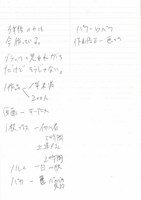 取材中のメモ。