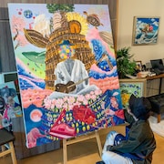 ホリエモン賞の受賞作品「ハートピース」。