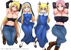 平穏世代の韋駄天達×DOAXVV、クール教信者の描き下ろしコラボイラスト公開