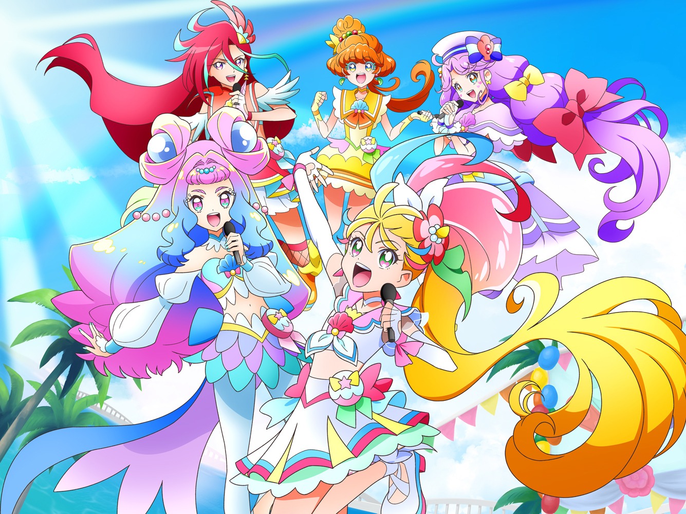 「トロピカル～ジュ！プリキュアLIVE2021 Viva！トロピカSUMMER！LIVE」ビジュアル
