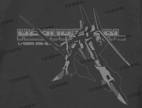 「エルガイム Mk-II Tシャツ」のフロント。