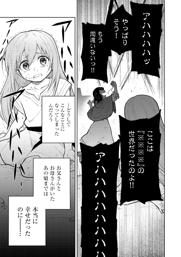 「乙女ゲームのヒロインで最強サバイバル@COMIC」第1話より。