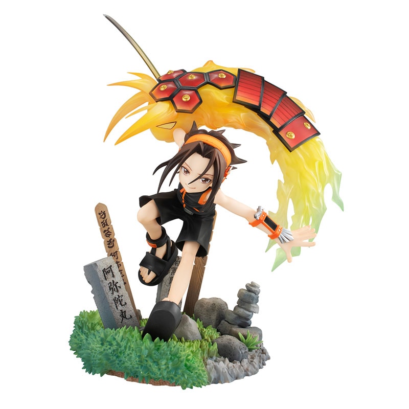 【新品】シャーマンキング 麻倉葉 阿弥陀丸 オーバーソウル フィギュア Lucrea SHAMAN KING 麻倉 葉」 - 「SHAMAN KING」戦闘中に阿弥陀