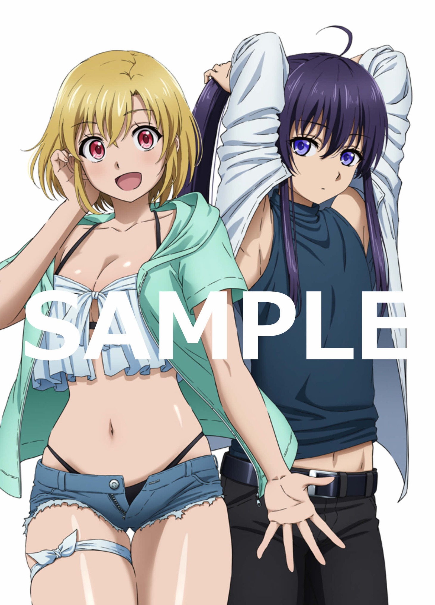 Amazon.co.jpの店舗特典「描き下ろしキャラファイングラフ（サリー＆ミコト）」。