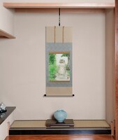 「つーさんの開運掛け軸」の使用例。