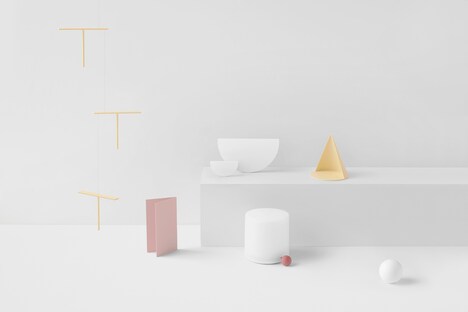 「doraemon minimal desktop collection」のラインナップ。中央の照明（しっぽ）は発売未定。