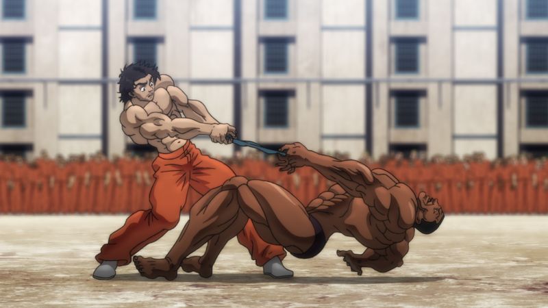 アニメ「範馬刃牙」第2弾PVより。