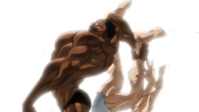 アニメ「範馬刃牙」より。