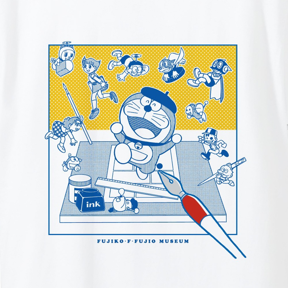 「Fキャラクターズ Tシャツ」の絵柄。