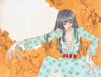 「デザイナー」りぼん1974年12月号扉絵(c)一条ゆかり／集英社