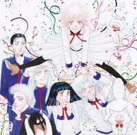 「有閑倶楽部」イメージアルバムLP ジャケット（1984 年、日本コ
ロムビア発売）(c)一条ゆかり／集英社