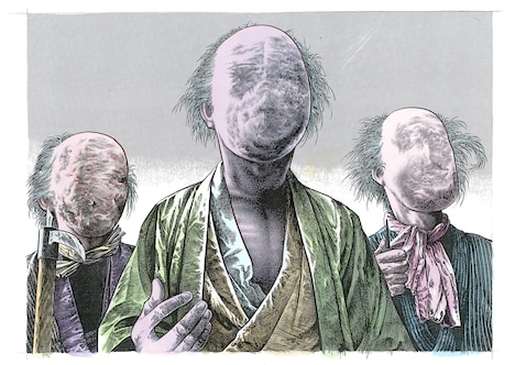 ずんべら坊。目鼻も口もない妖怪で顔を探している。画像提供：ユニバーサル・スタジオ・ジャパン