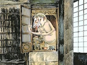 塗り仏。仏壇を粗末に扱うと現れる妖怪。画像提供：ユニバーサル・スタジオ・ジャパン