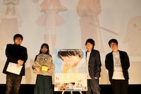 「子供はわかってあげない」トークイベントの様子。左から菊池カツヤ、富田美憂、浪川大輔、沖田修一。