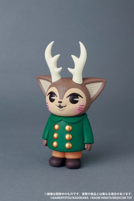 「MORRIS～つのがはえた猫の冒険～」1巻の完全受注生産限定盤に付属するモリスのフィギュア。