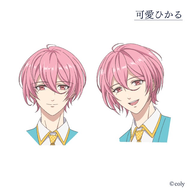 可愛ひかるの設定画。
