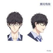 瀬尾鳴海の設定画。