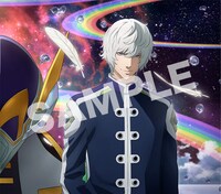 宮下遊「降伏論」通常盤アニメ絵柄ステッカー巻き帯デザイン (c)大場つぐみ・小畑健/集英社・プラチナエンド製作委員会