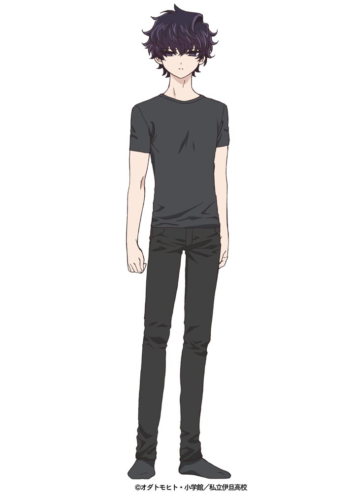 古見笑介（CV：榎木淳弥）のキャラクタービジュアル。古見さんの1つ年下の弟で、古見さんに負けず劣らずの美形。コミュニケー
ションを必要とせず、1人で全てをこなす。