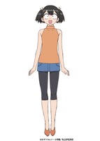 只野瞳（CV：内田真礼）のキャラクタービジュアル。只野くんの妹で、礼儀正しいしっかり者。誰にもひるまないメンタルや、人間離れした勘・能力を持ち、腹話術もこ
なす。