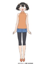 只野瞳（CV：内田真礼）のキャラクタービジュアル。只野くんの妹で、礼儀正しいしっかり者。誰にもひるまないメンタルや、人間離れした勘・能力を持ち、腹話術もこ
なす。