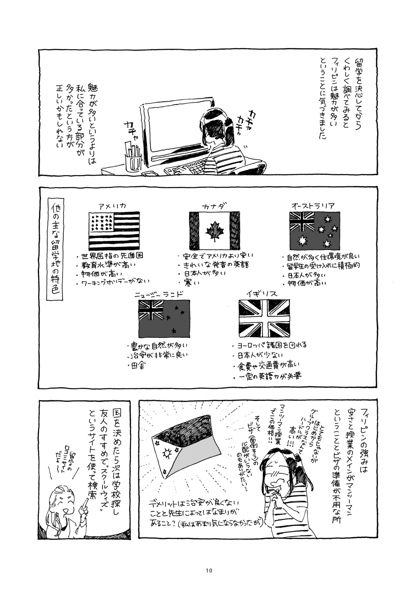 「フィリピンではしゃぐ。」より。