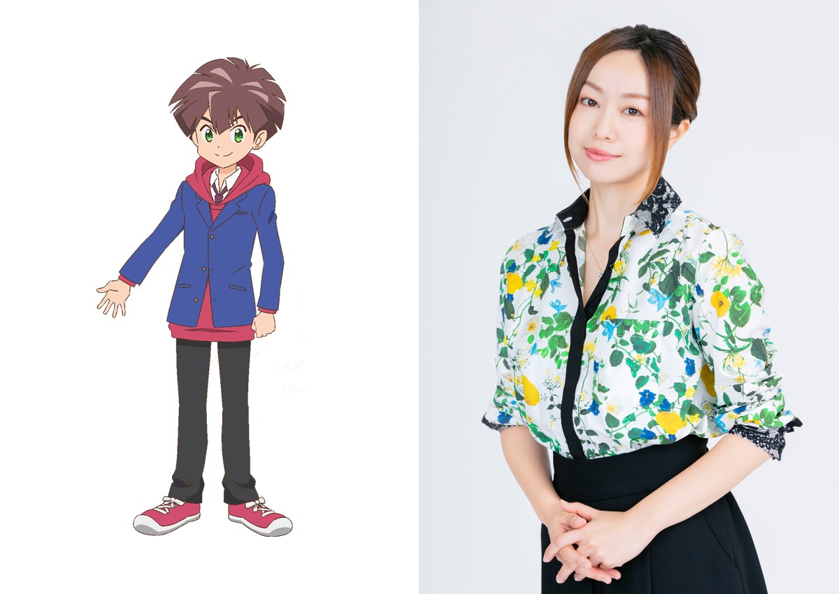 天ノ河宙のキャラクタービジュアル（左）と、田村睦心（右）。(c)本郷あきよし・フジテレビ・東映アニメーション