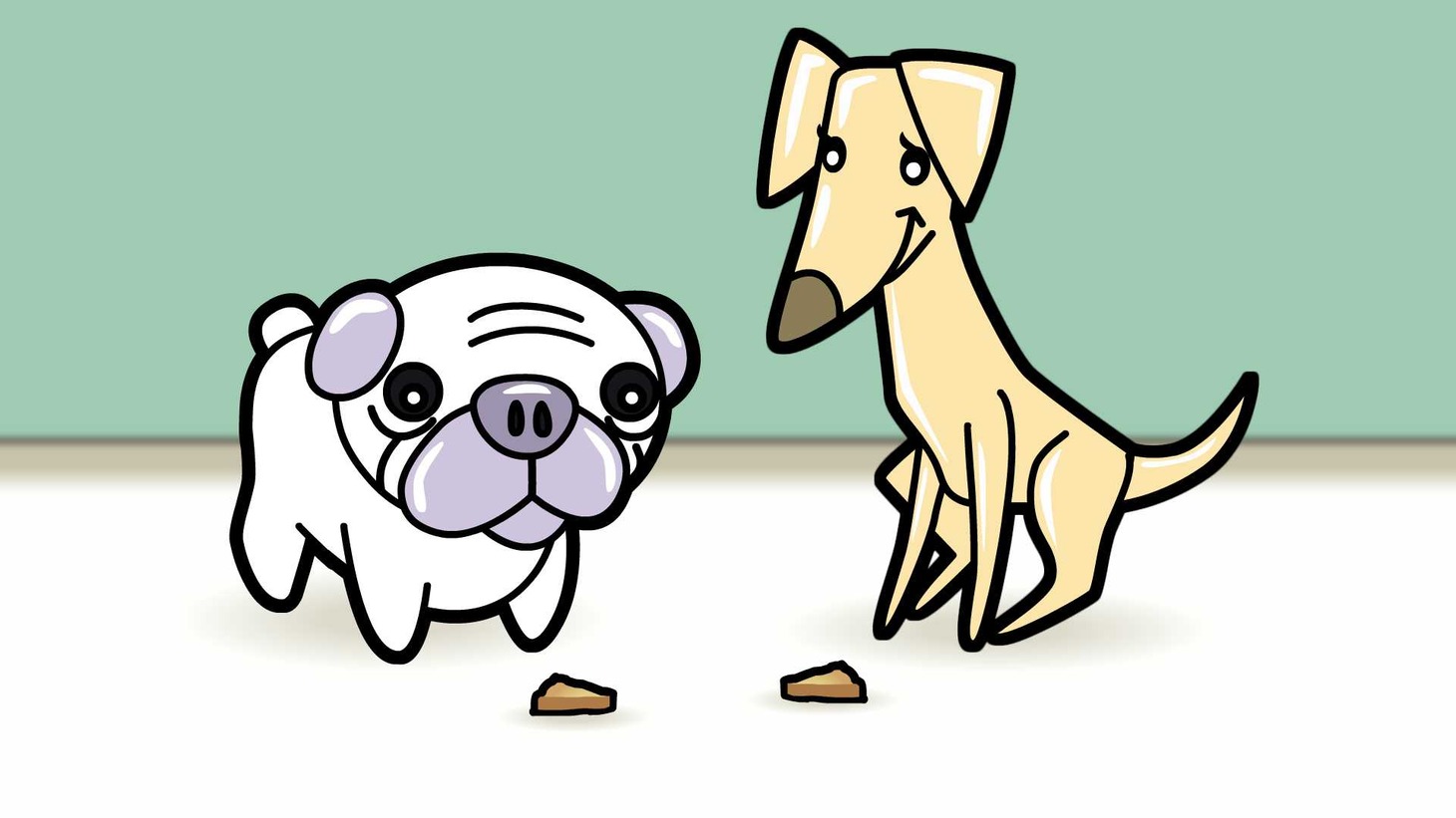 スピンオフショートアニメ「リクはよわくない ゆかいな仲間達」の場面カット。