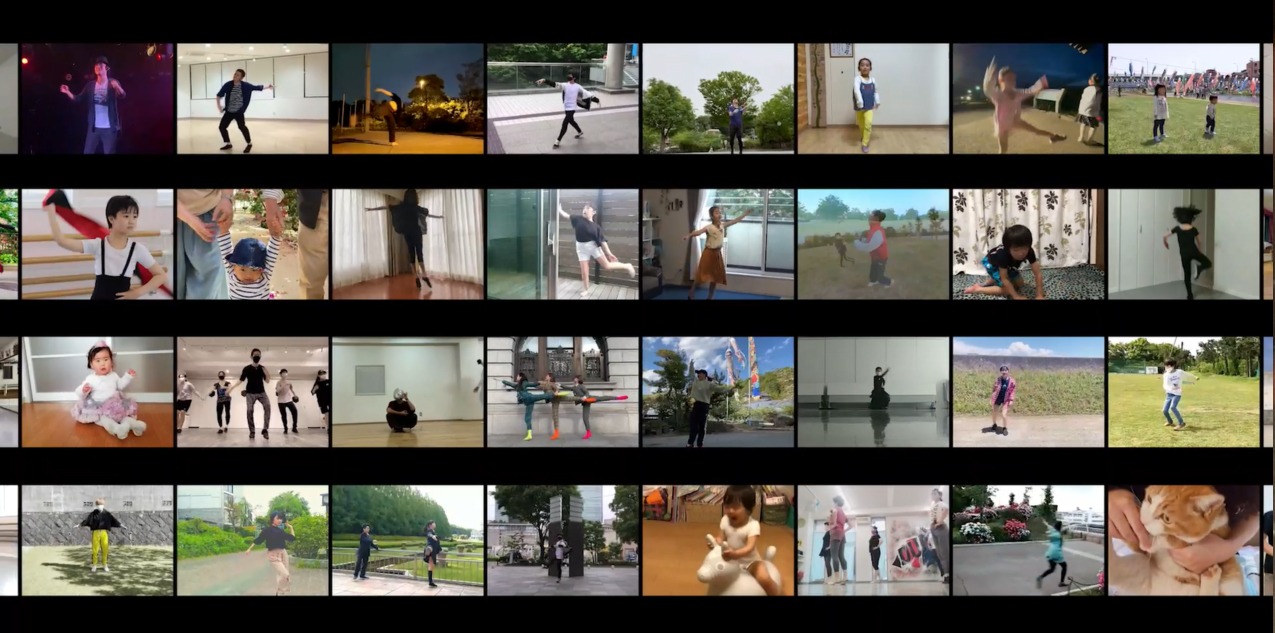 「踊りつなげダンス・ダンス・ダンスール スペシャルムービー」より。