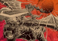 付録の名場面ビッグポスター。(c)三浦建太郎（スタジオ我画）／白泉社