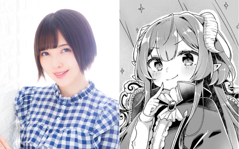 鬼頭明里と魔王ミレス。