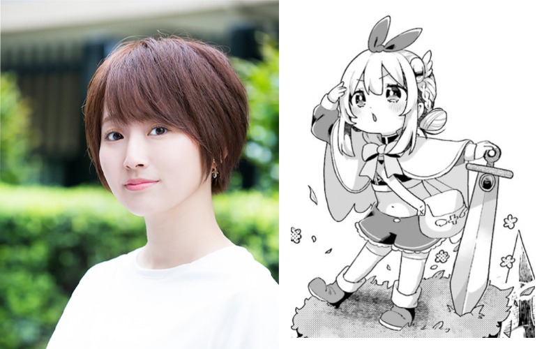 花守ゆみりと新人勇者・ツムギ。