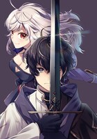 「黒鳶の聖者～追放された回復術士は、有り余る魔力で闇魔法を極める～」ビジュアル