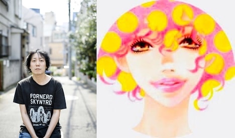 左から燃え殻、おかざき真里。