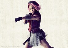 伊藤優衣扮する春野サクラ。